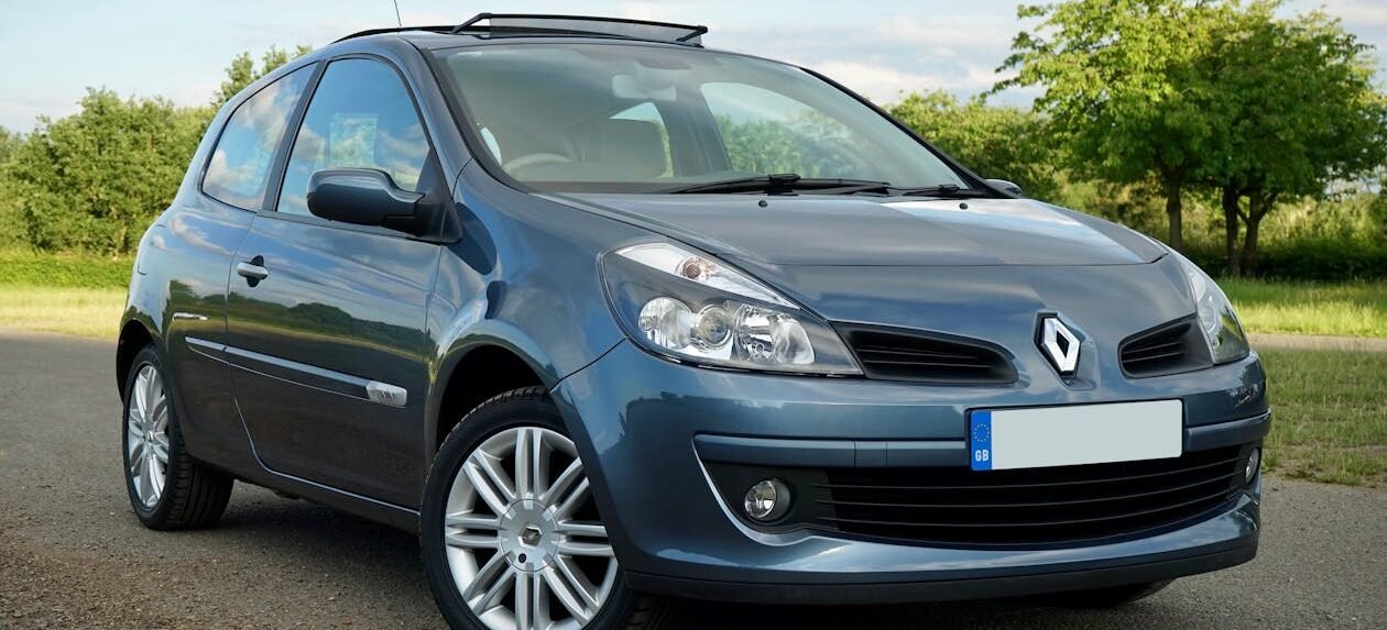 a small hatchback car