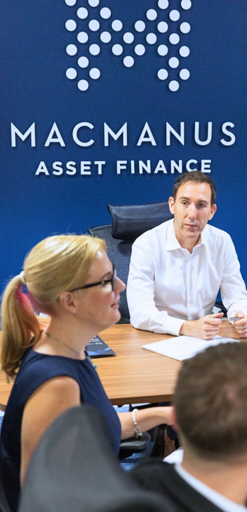 MacManus Asset Finance team consulting clients
