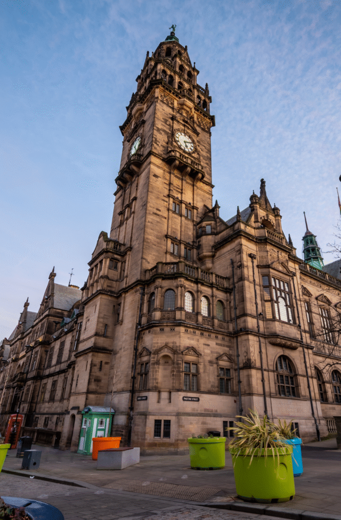 Sheffield city skyline