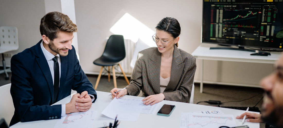 UK SME finance activity in early 2026 showing business owners reviewing funding options